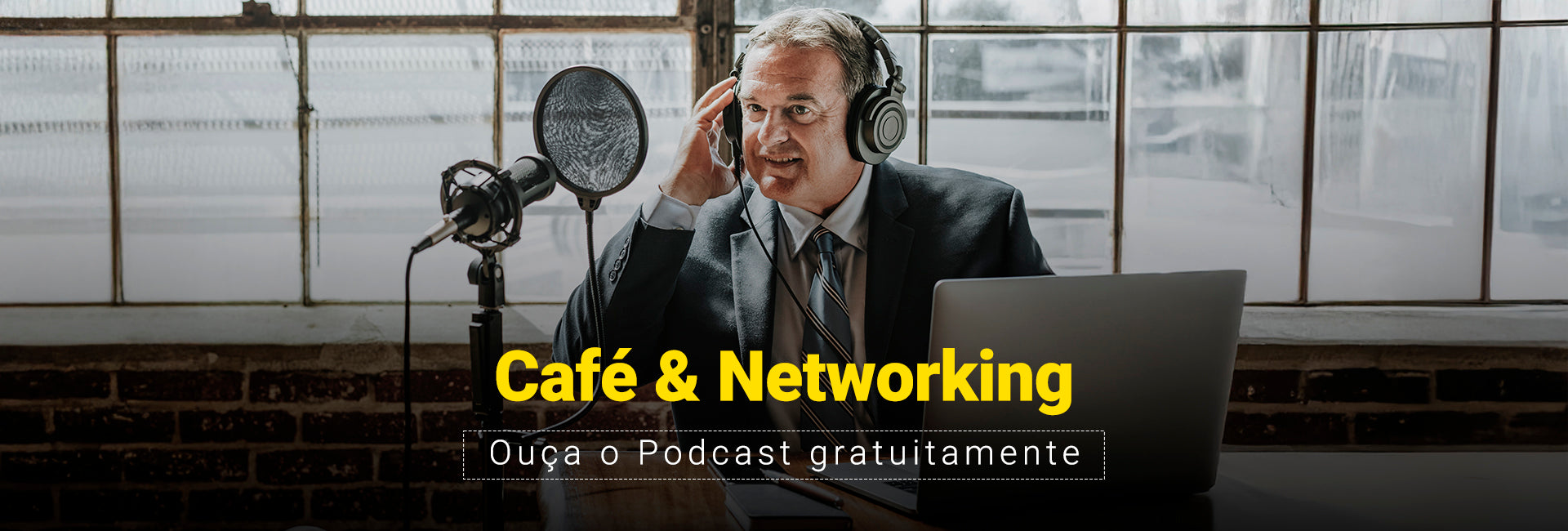 Podcast Café & Networking com Valter Henke, disponível para ouvir gratuitamente