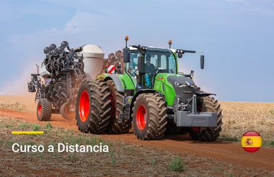 Portada del curso en línea sobre tractores Fendt 700 Vario Gen 7 en español, disponible en Werkey